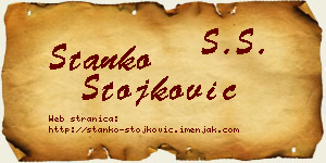 Stanko Stojković vizit kartica